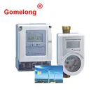Wall Mounted Box Tap Flow Wireless Remote Reading Brass Prepaid Smart Digital Water Meter