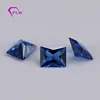 Color 119# blue Spinel in rectangle Shape Synthetic Sapphire