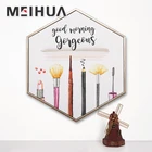 High Quality hexagon floating frame home decor wall art image to canvas
