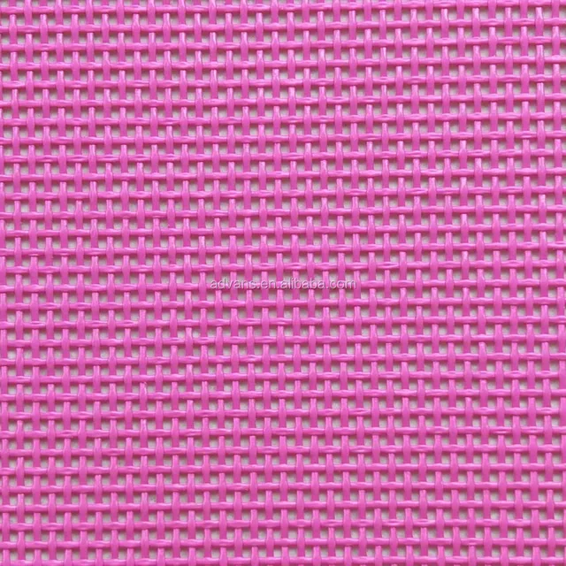 1*1 weave pink color batyline sling marine vinyl pvc woven