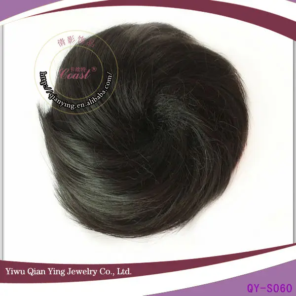 Cheap Fashion Black Synthetic Hair Bun Pieces Buy Black