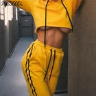 hot sell Athleisure Sport Crop Womens Tracksuit