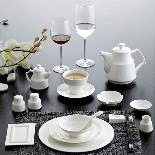 中国工厂批发最低价格陶瓷餐具瓷盘和碗陶器