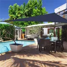 China supply customized size swimming pool sun shade sail with high quality