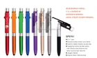 2017 new items popular design 3 in 1 pen touch screen cellphone stand multifunction pen