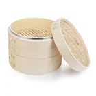 Chinese manufacturer popular homemade bamboo steamer for kitchen