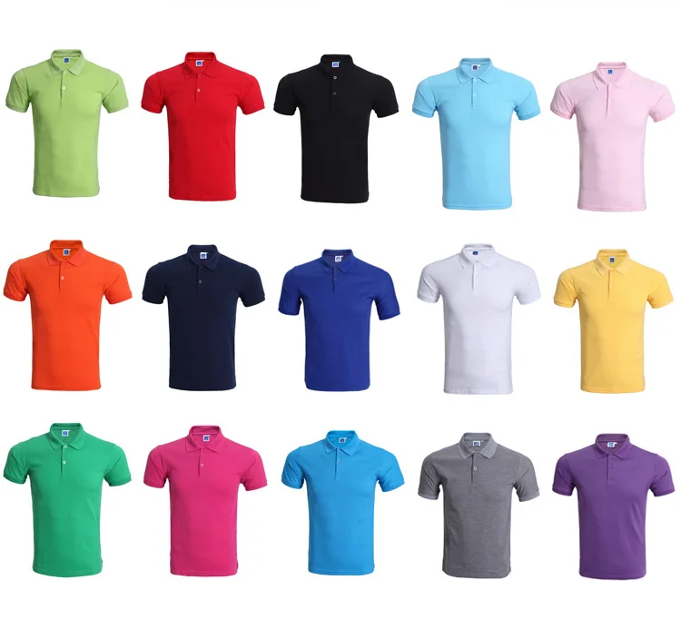 custom thick beads short-sleeved polo shirt silk