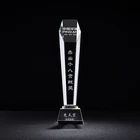 Wholesale unique sandblasting crystal trophies