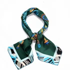 Luxurious Thai Silk Material Embroidery Pattern Silk Hip Scarf Set