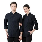 Hotel restaurant pure cotton men chef coat jacket uniform