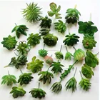 Factory mini fake plants plastic artificial succulent plants for decoration