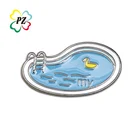 Custom personalized design summer style metal pin badge