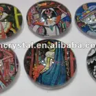 Day of the dead dia de muertos glass fridge magnet , color printing glass magnet souvenir MH-T0049