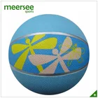 Blue rough surface rubber size 1 mini basketball toy