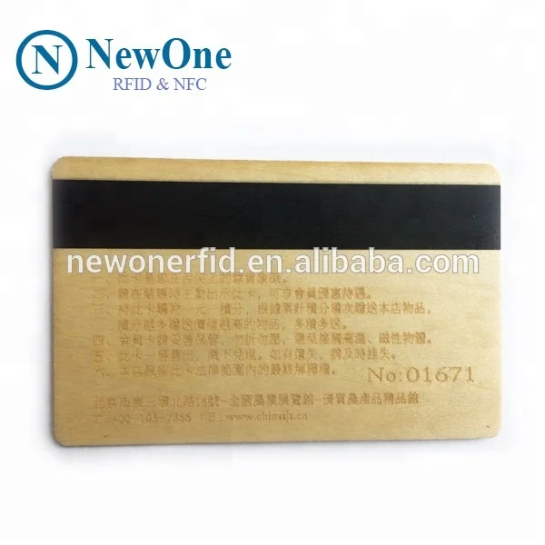 RFID wood card 8
