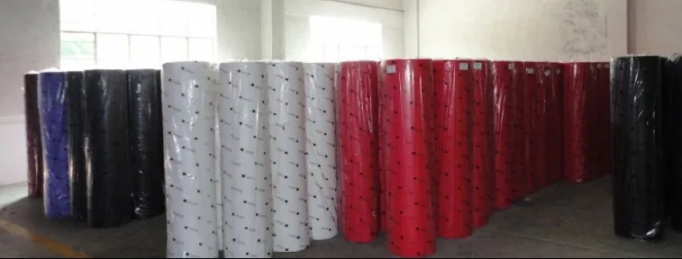 Cross lapping 80% polyester 20% viscose nonwoven fabric