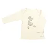 Supplier Promotional Long Sleeve 100% Organic Cotton Autumn Baby Girls t Shirt