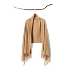 Customized Low Price Thin and Soft fashionable Cashmere Silk Scarf Shawl