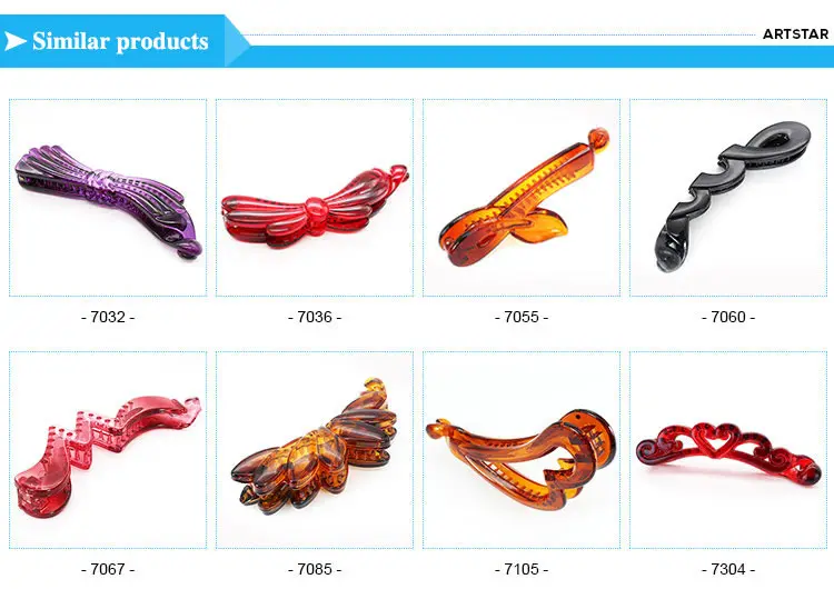 Hot Sale Stylish Pc 105 Mm Vintage Indian Banana Clip For Thin