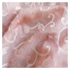 Single color Embroidered organza fabric for Curtain
