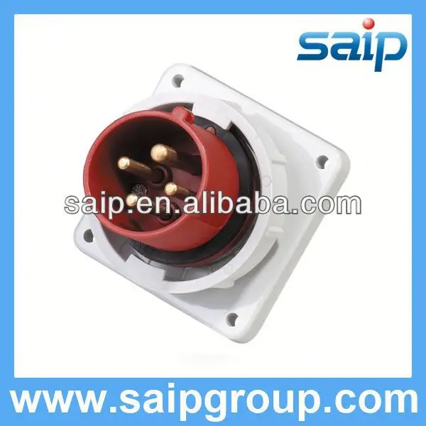 Waterproof Industrial Panel Mounted Plug and Socket electric wall switch with socket outlet