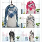 new fashion best quality Triangle plaid Cashmere shawl scarf lady wholesale