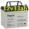 Neata Lead acid rechargeable Deep cycle long working hour agm battery 12v33ah