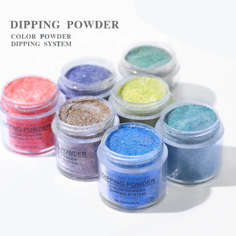 selling colorful acrylic gel color powder nails dipping powder