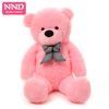 Free Shipping Big Teddy Bear 300 cm Plush Unstuffed floppy semi-finished Toy Pink for distinctive home decorations Niuniu Daddy