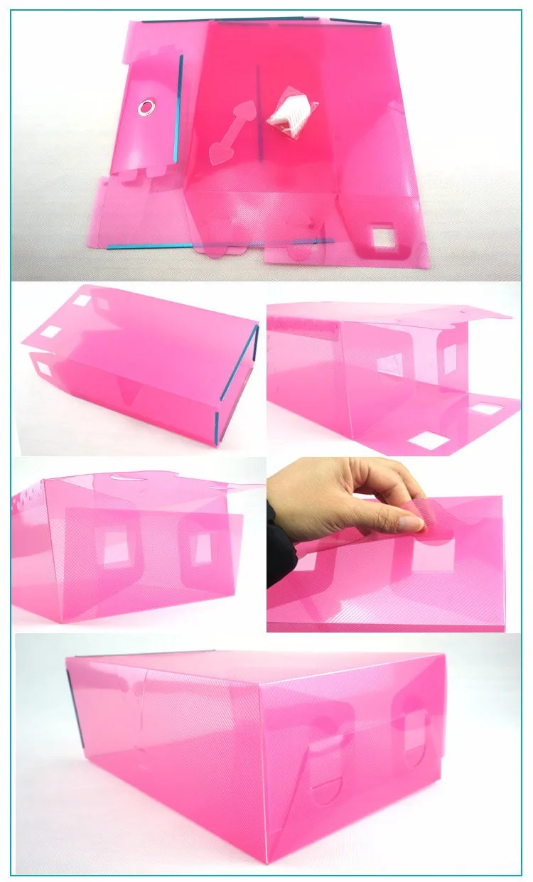 Atistic SFJ NEW Eco-Friendly Shoe Storage Box Case Transparent Plastic Storage Box Rectangle PP Shoe Organizer Thickened drawer Shoe Box (24)