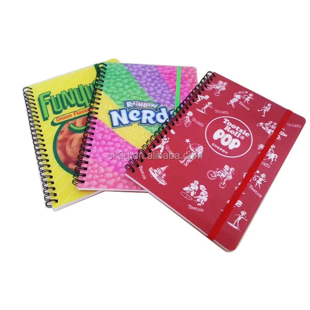 promotional gift embossed logo branded wholesale a5 elastic band