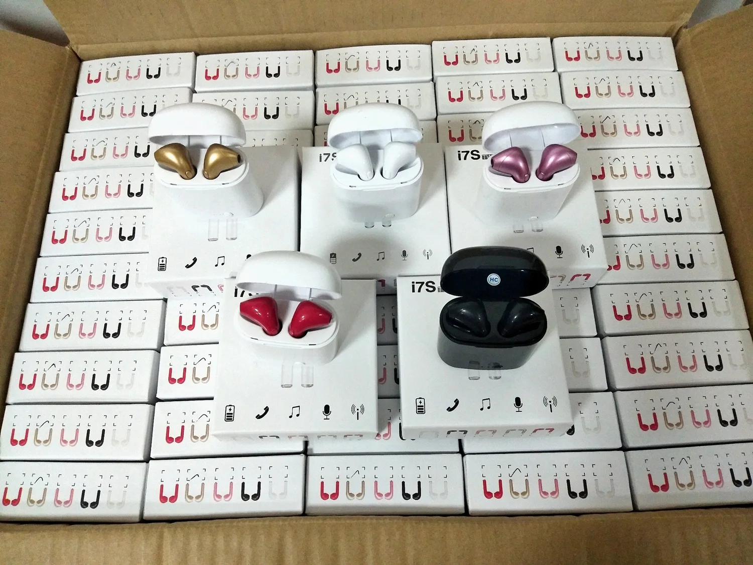 Germany France UK Popular Factory Discount Mini Wireless Earphone i7s i9 i11 i12 TWS 5.0 Headset Stereo Microphone Dual Talking - ANKUX.COM