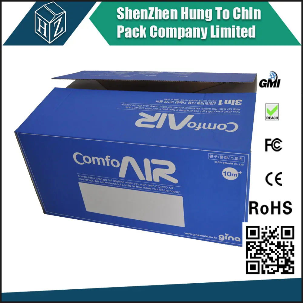 corrugated cardboard shipping box