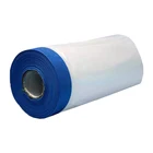 Blue Crepe Paper UV Resistance 14 Days Automotive Painting Masking Film Car Painting film