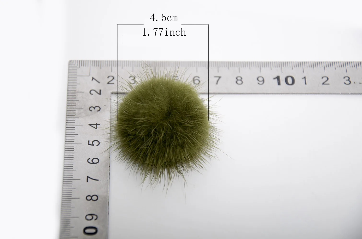 China Mink Pom Pom Fur Ball For Hats Pompon Keychain