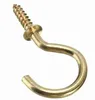 Gold Cup Hook Screws in small large Hat