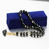Personalized black prayer beads craft wholesale inexpensive crystal religion islamic prayer beads for souvenir unique decoration