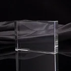 wholesale Blank Crystal K9 Glass Block Cube for 3D Laser Engraving Logo As Desk Decoration