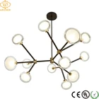 Archer webside lantern nordic design pendant lamp lamparas decorative modern gold led chandeliers light in dubai