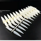 Long Sharp False Acrylic Nail Art Tips Color Chart Nail Art Color Display Nail Salon Tips 120pcs/bag