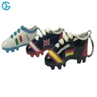 Promotional Fashion Mini Soccer Shoes Custom Leather Keychain