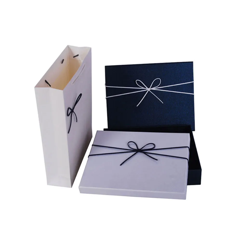 wholesale gift box with ribbon closure for box packaging box