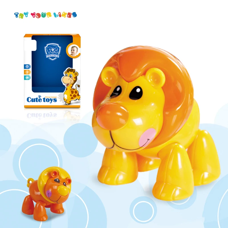 Wholesaler China Factory Price Cute Small Baby Plastic Animal Lion Toys