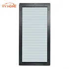 2019 new design rainproof aluminum glass louver for sale