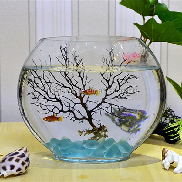 Hand Blown Fancy Design Large Glass Fish Bowl Buy Large Glass Fish