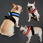 China supplier wholesale Doglemi Flashing Light LED Safety Mesh No Pull Dog Harness