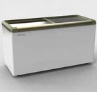 600l SD650B glass sliding door chest freezer