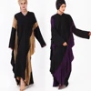 2019 wholesale muslim women rayon fabric dolman sleeves moroccan caftan dress dubai butterfly abaya