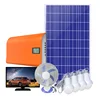 Portable 12V DC high efficiency solar panel lighting system
