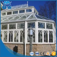 Aluminum Profile Glass Balcony Sunroom Greenroom